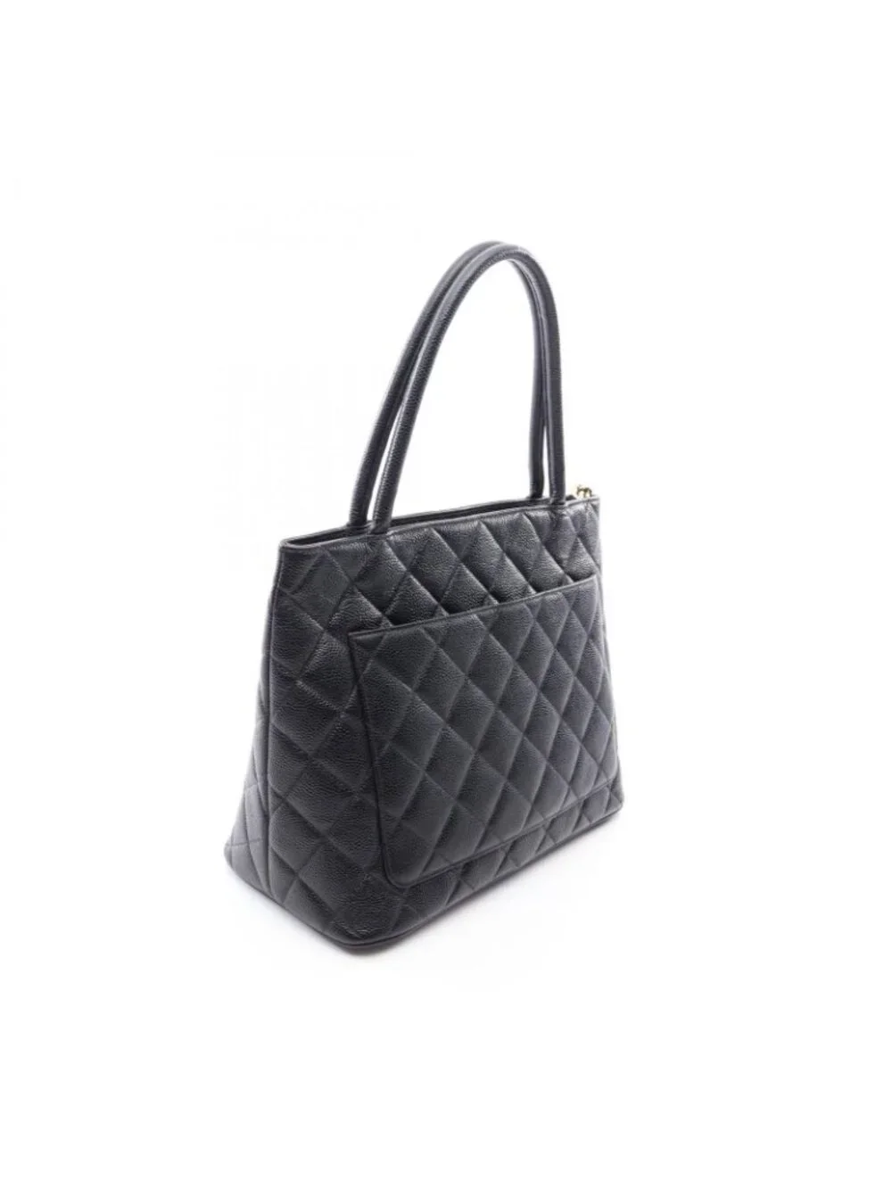 Chanel Tote Bag Reissue Black Caviar Leather